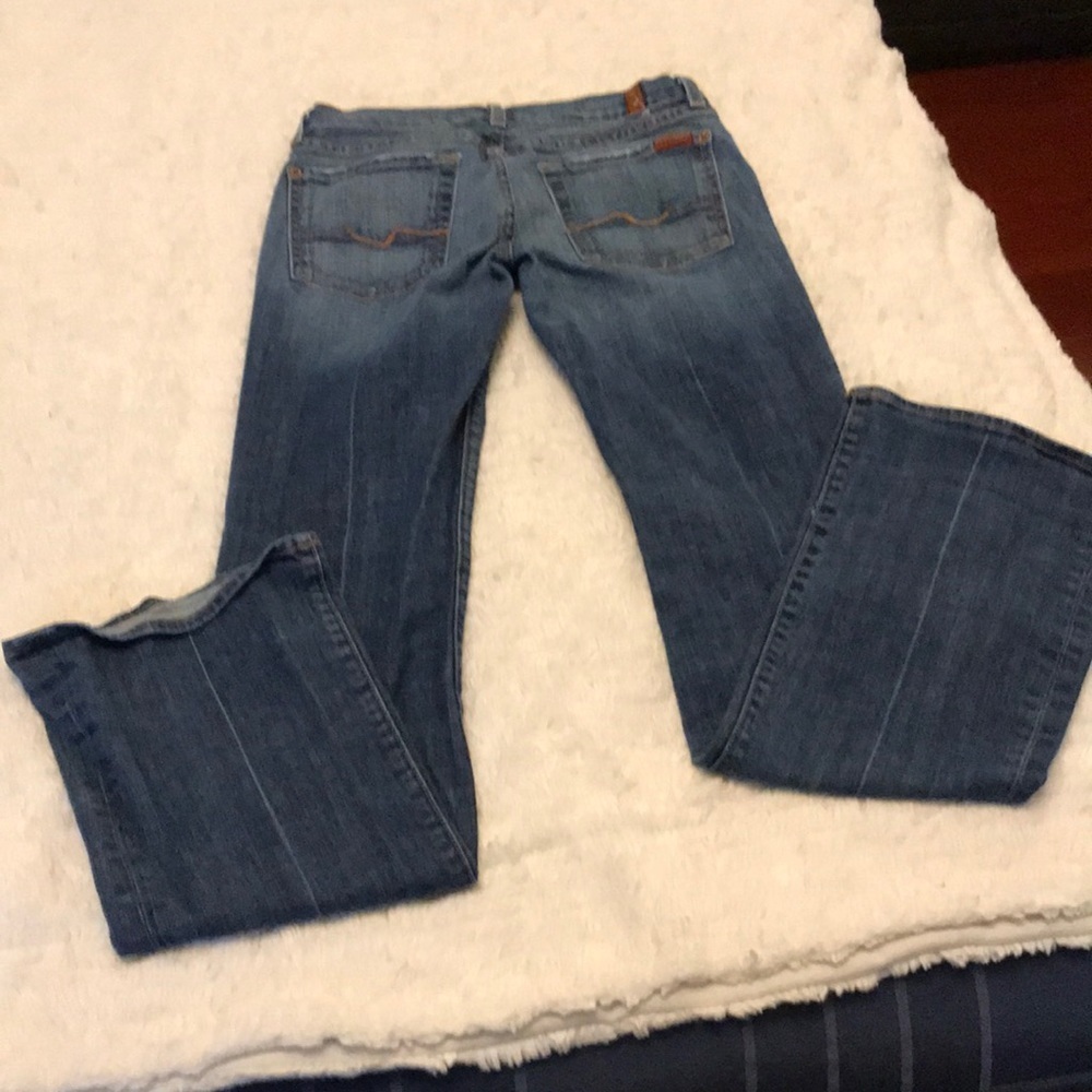 *Medium wash Seven for all mankind jeans